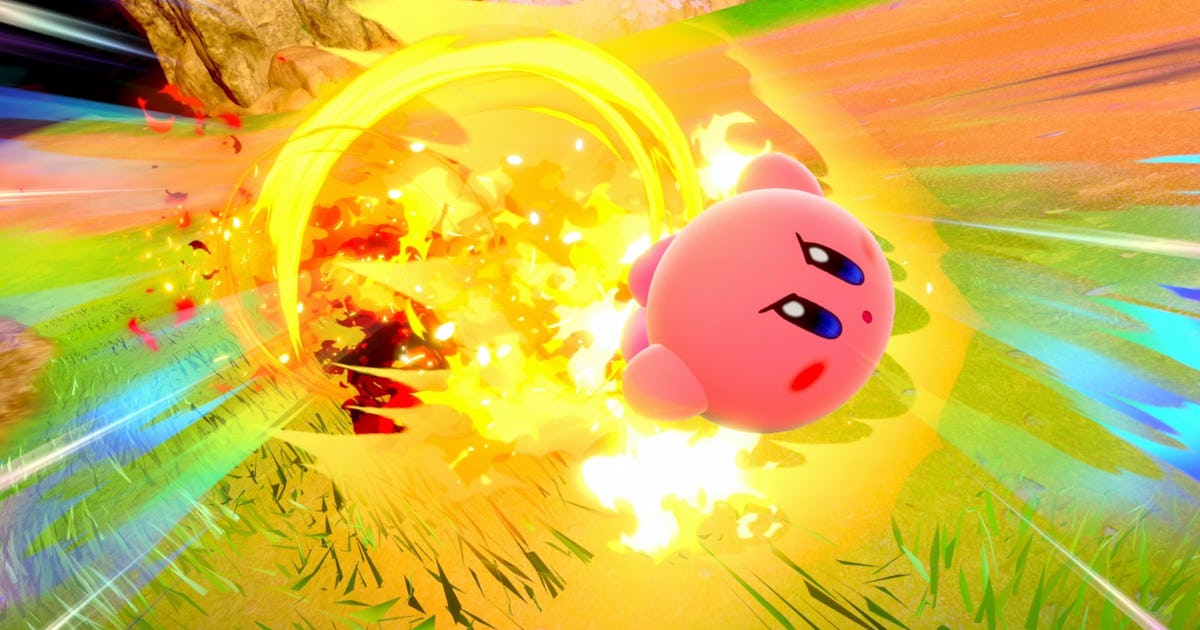 ‘Kirby Air Riders’ is raar, maar best cool voor Mario Kart, oom