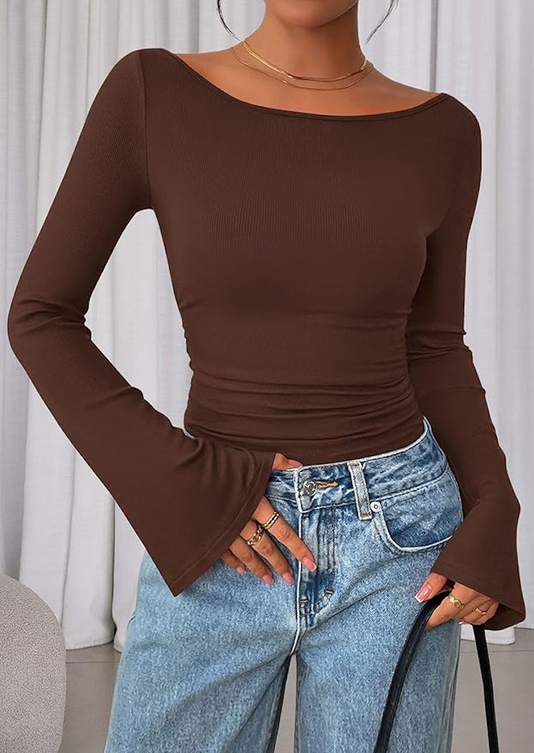 PRETTYGARDEN Long-Sleeve Shirt