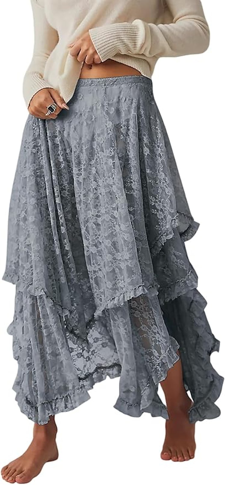R.Vivimos Lace Long Skirts