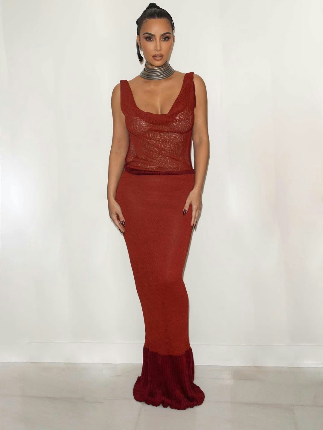 Kim Kardashian's nip-baring Galliano gown