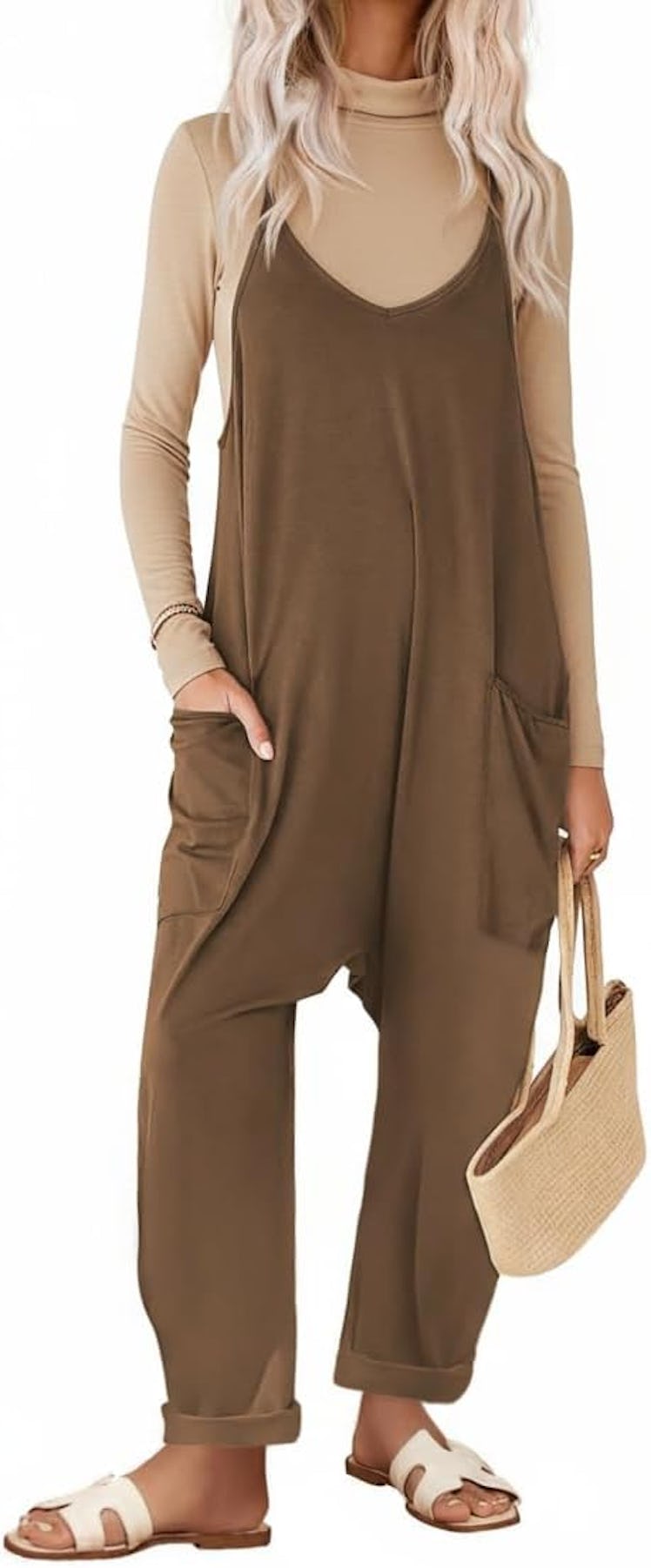 Ekouaer Sleeveless Jumpsuit