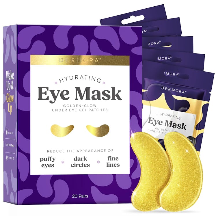 DERMORA  24K Gold Eye Masks (20 Pairs)