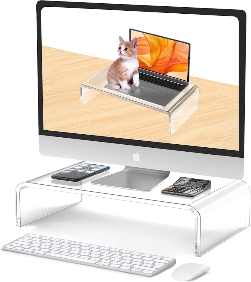 Beimu Acrylic Monitor Stand Riser