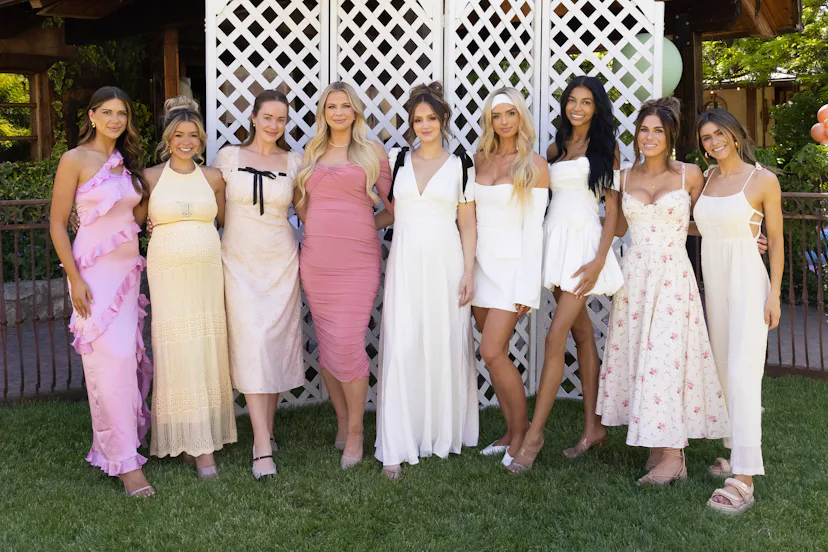 Whitney Leavitt and the Mormon Wives cast. Photo via Hulu