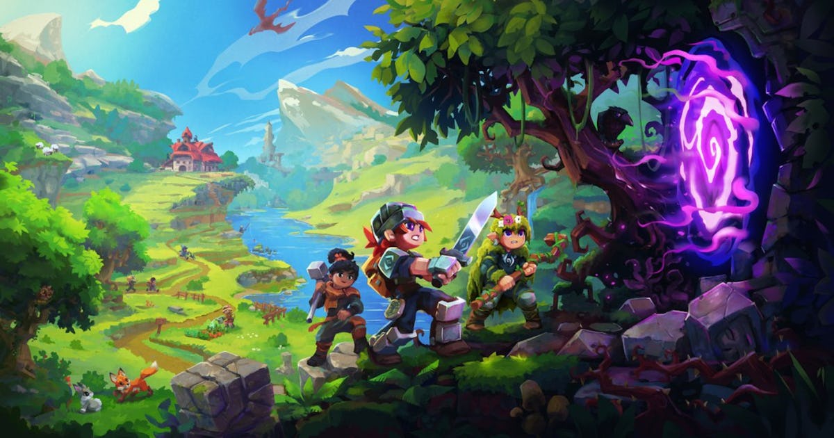 Een op ‘Minecraft’ geïnspireerde actie-RPG die net is teruggekeerd uit de dood