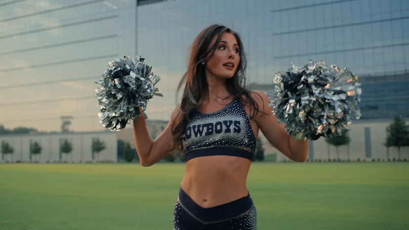 DCC Reece Weaver reflected on the Dallas Cowboys Cheerleaders' pay increase after 'America's Sweethe...