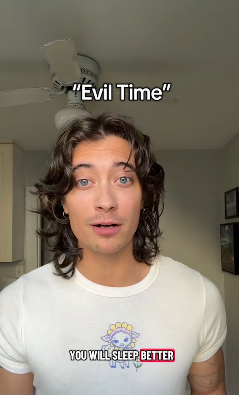 Evil time before bed.