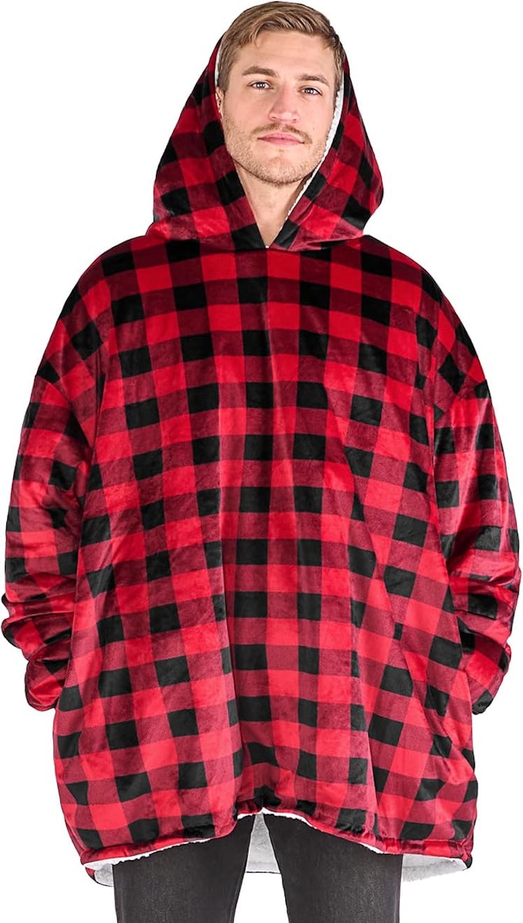 Bare Home Wearable Blanket Hoodie