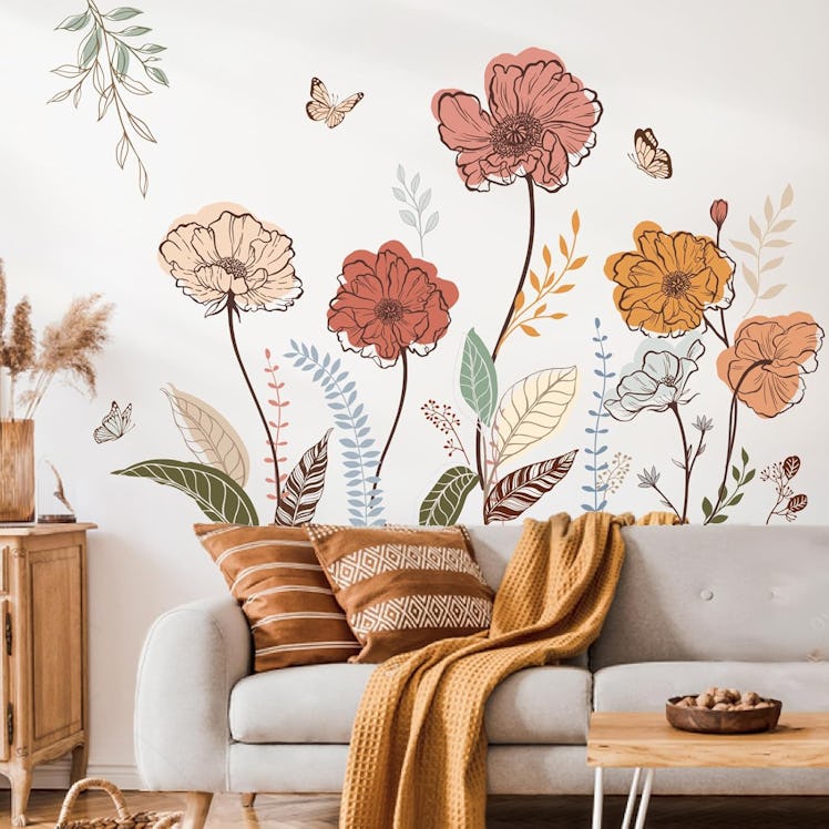 wondever Wildflower Wall Stickers (11-Pack)
