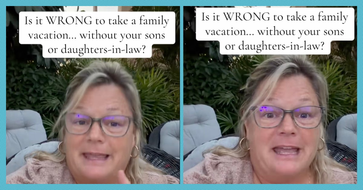 Grandma Says It's OK To Leave In-Law Spouses Out Of Family Vacation