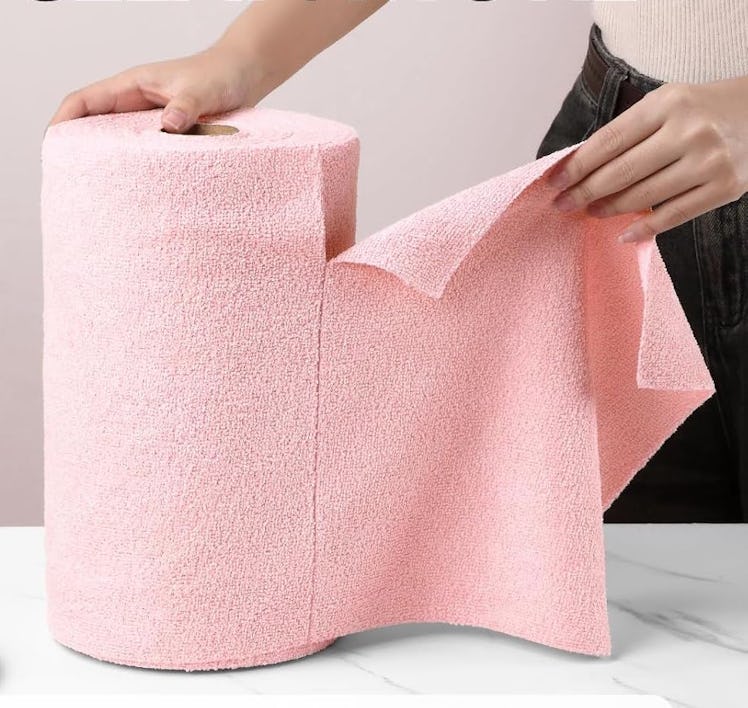 Fantasticlean Microfiber Cleaning Cloth Roll (75 Pieces)