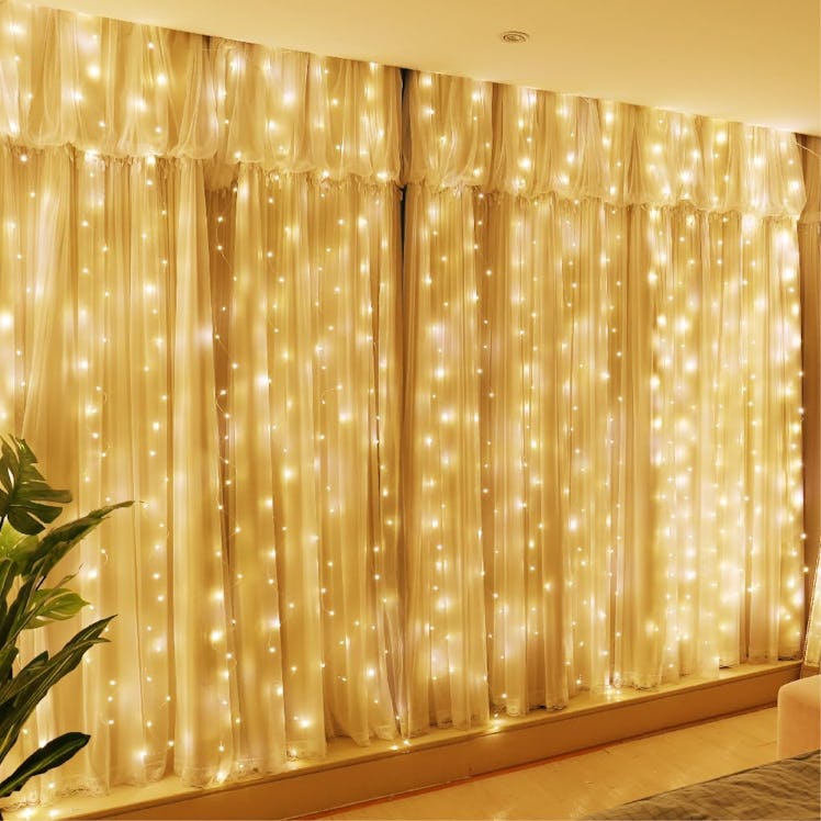 HXWEIYE Fairy Light Curtains 