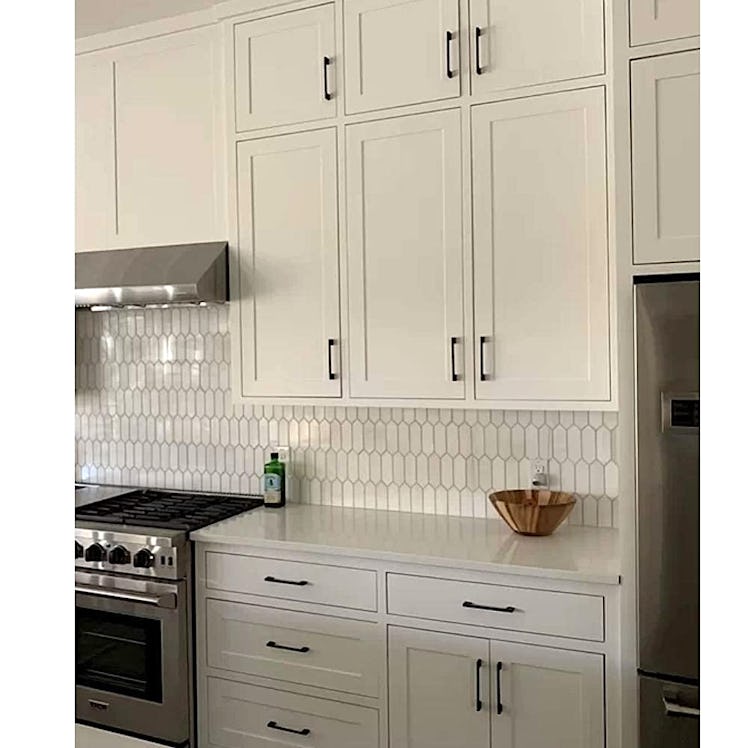 Wood Grip Contemporary Handle Pulls (10-Pack)