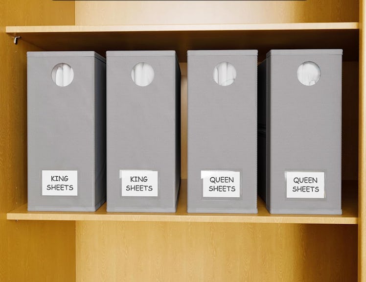 SpaceAid Bed Sheet Organizers (4-Pack)