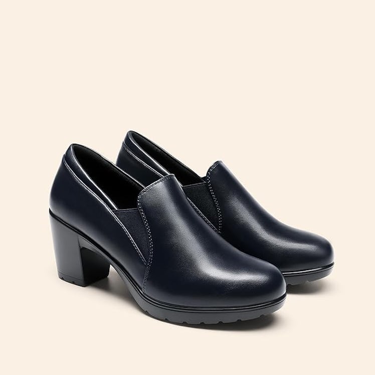 DREAM PAIRS Low Chunky Block Heels