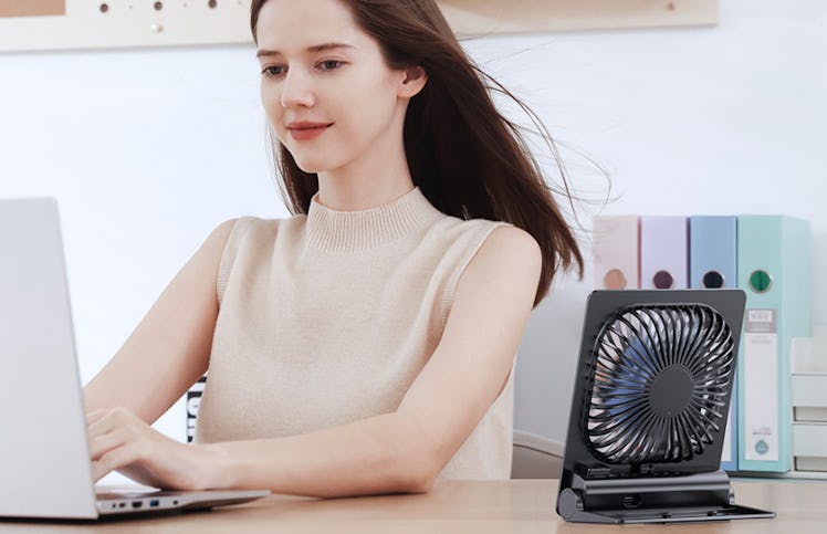 GOCKERA Ultra-thin Desk Fan 