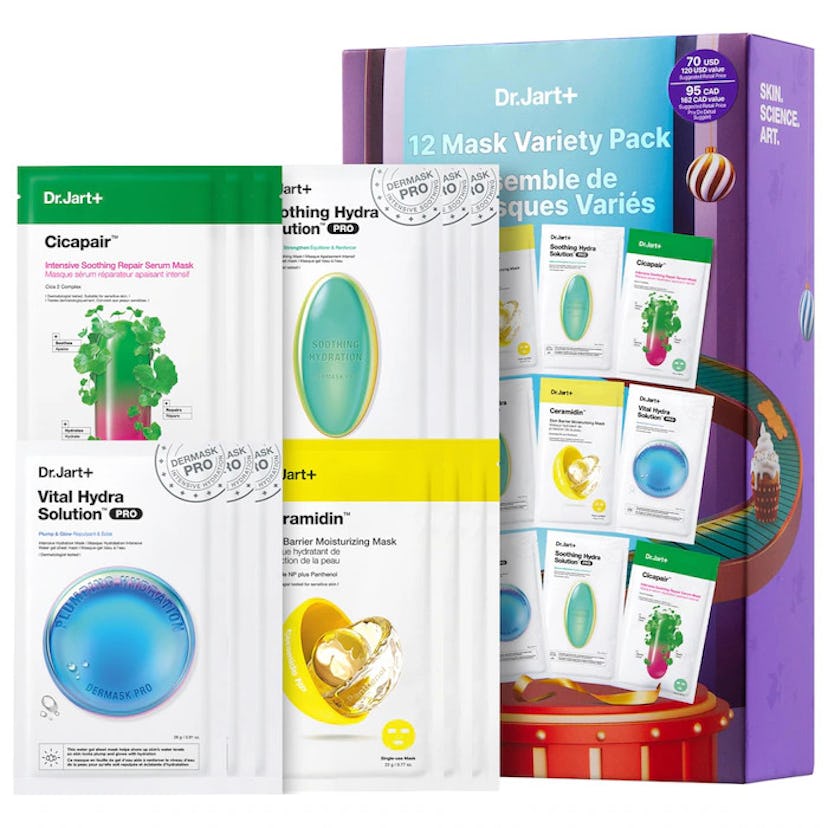 Dr. Jart+ Korean Sheet Mask 12 Pack Gift Set