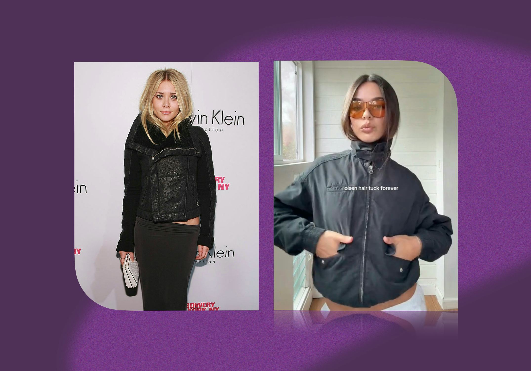 The "Olsen Tuck" Is The Non-Hairstyle Trend Everyone's Doing This Winter