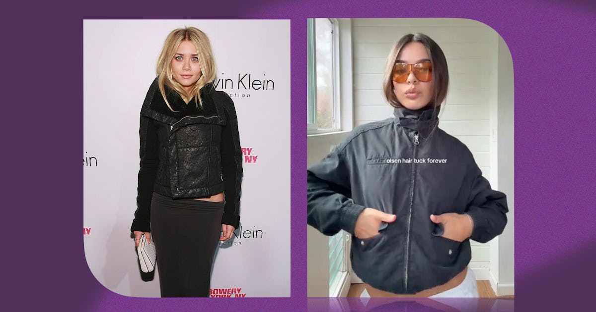 The "Olsen Tuck" Is The Non-Hairstyle Trend Everyone's Doing This Winter