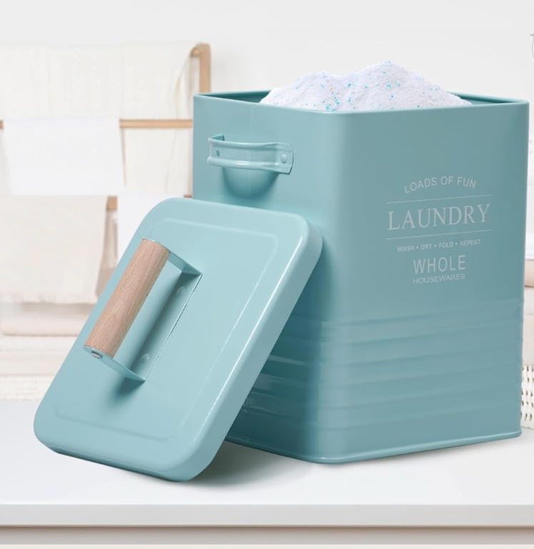 WHOLE HOUSEWARES Laundry Powder Container with Scoop