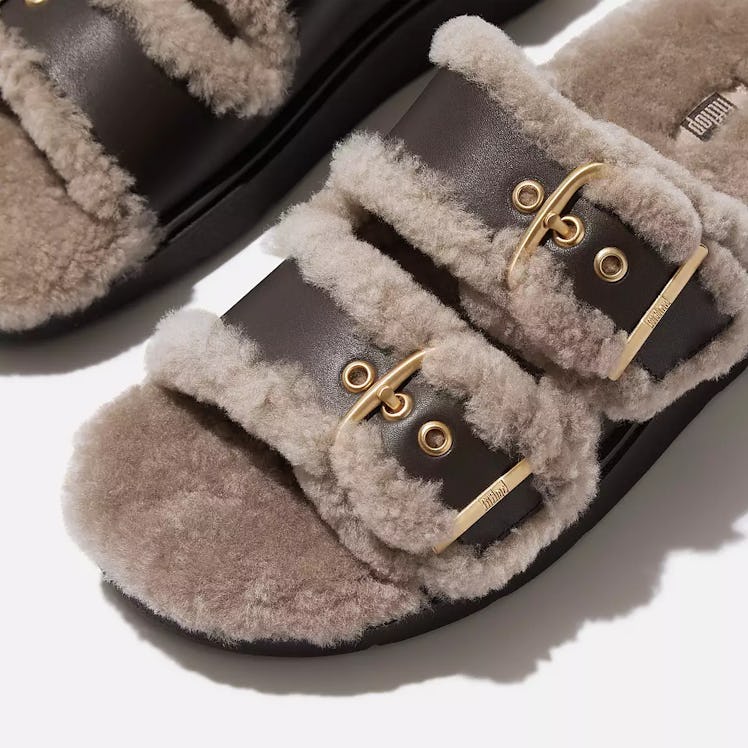 GEN-FF Shearling Two-Bar Slides