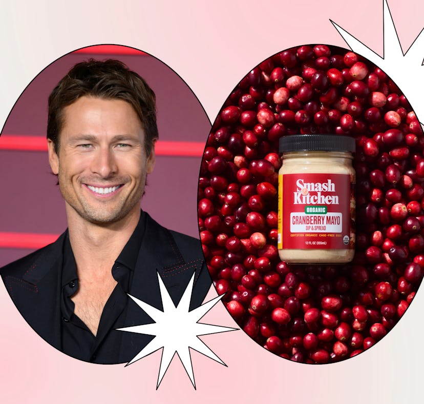 I tried Glen Powell's Smash Kitchen cranberry mayo on a Thanksgiving turkey sandwich.