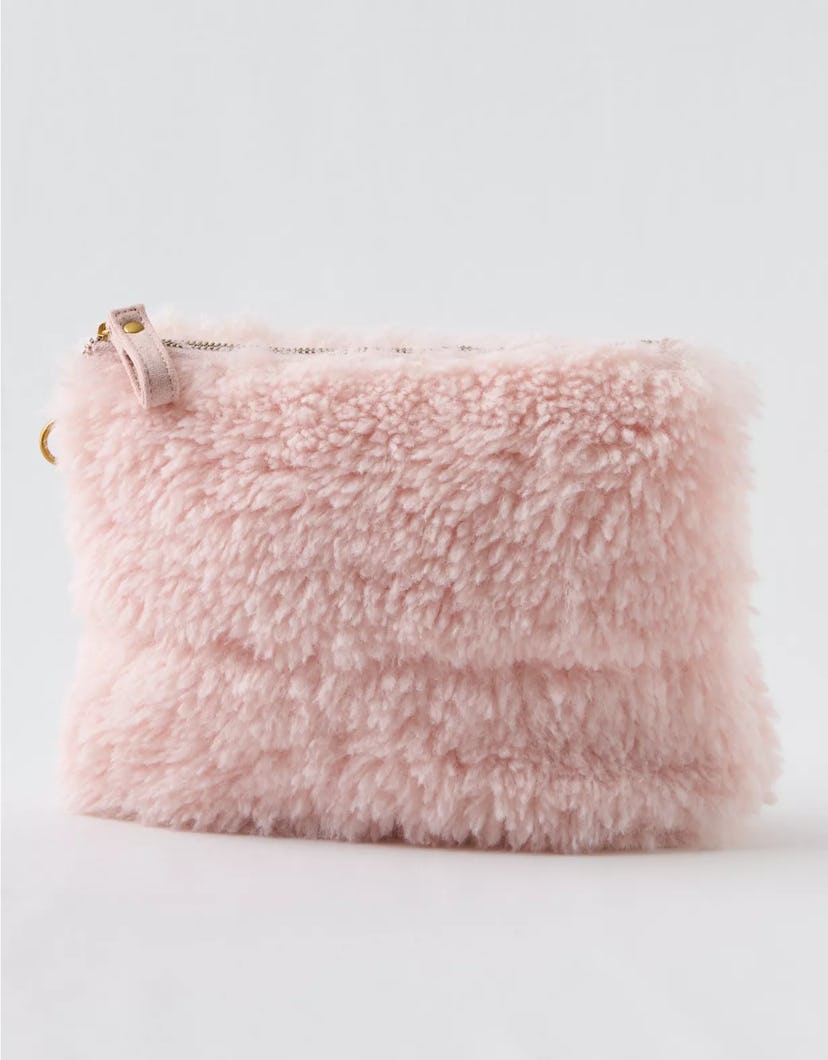 Aerie Fuzzy Fur Pouch