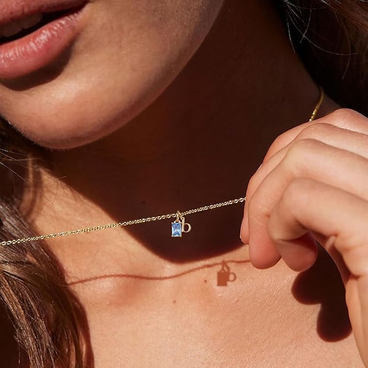 Btysun Birthstone Necklace