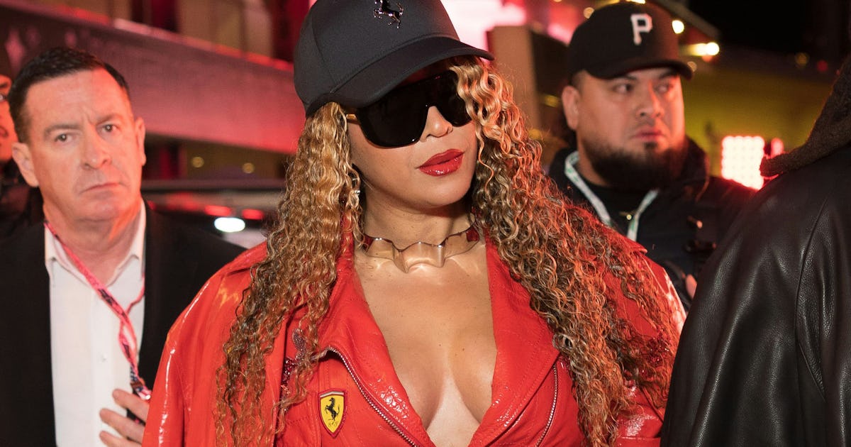 Beyonce Cosplayed As A Sexy F1 Driver In A Cleavage-Baring Moto Jacket
