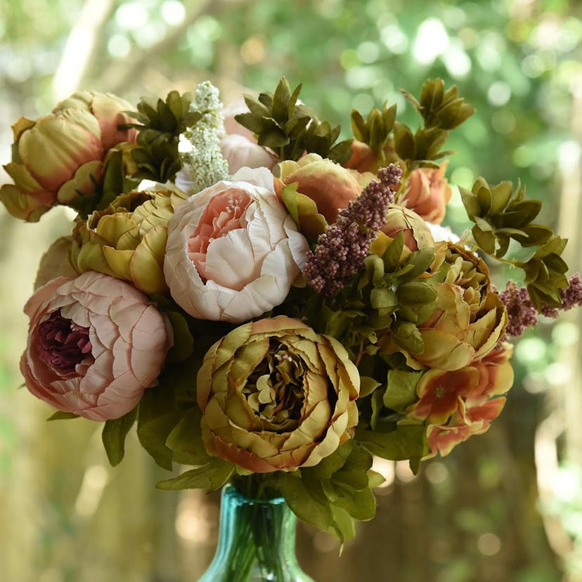 FiveSeasonStuff Vintage Artificial Silk Flowers