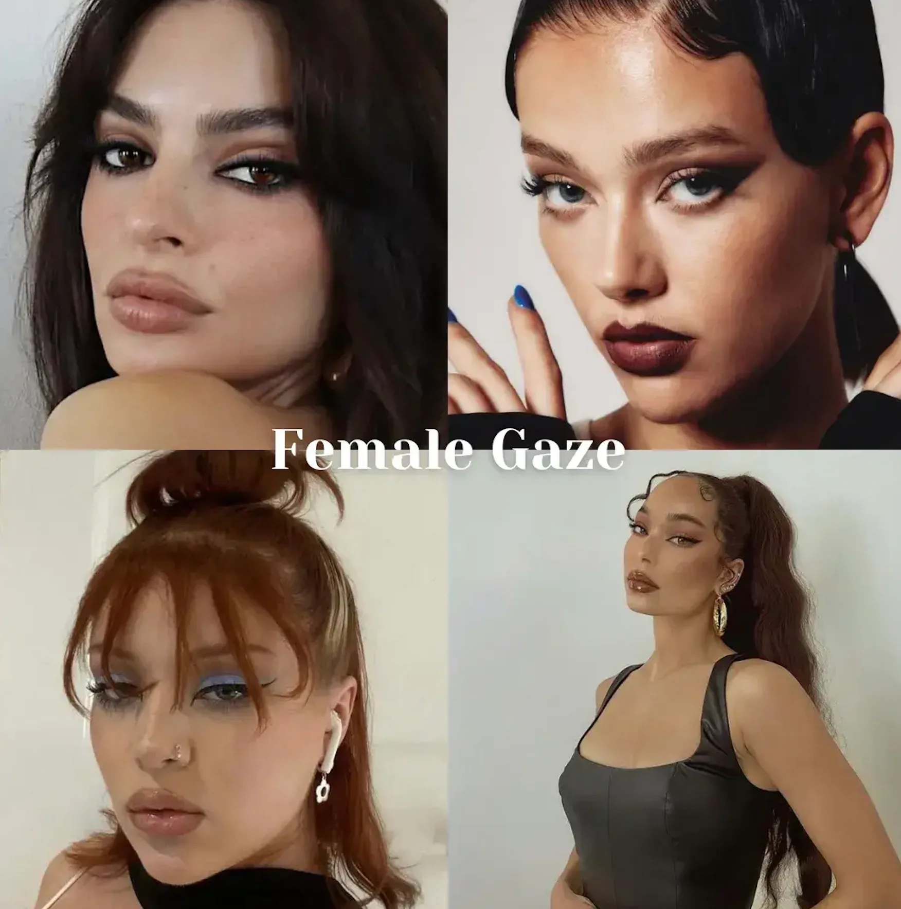 female gaze makeup