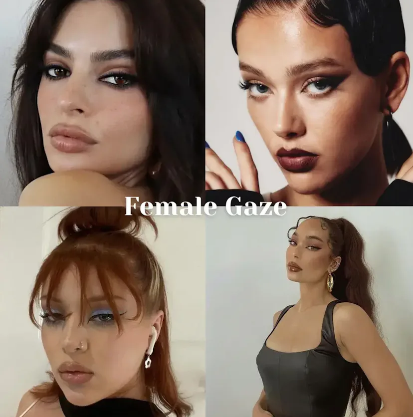 female gaze makeup