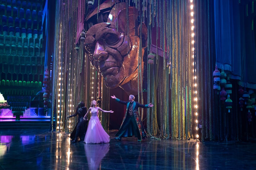 Cynthia Erivo, Ariana Grande, and Jeff Goldblum in 'Wicked: For Good'