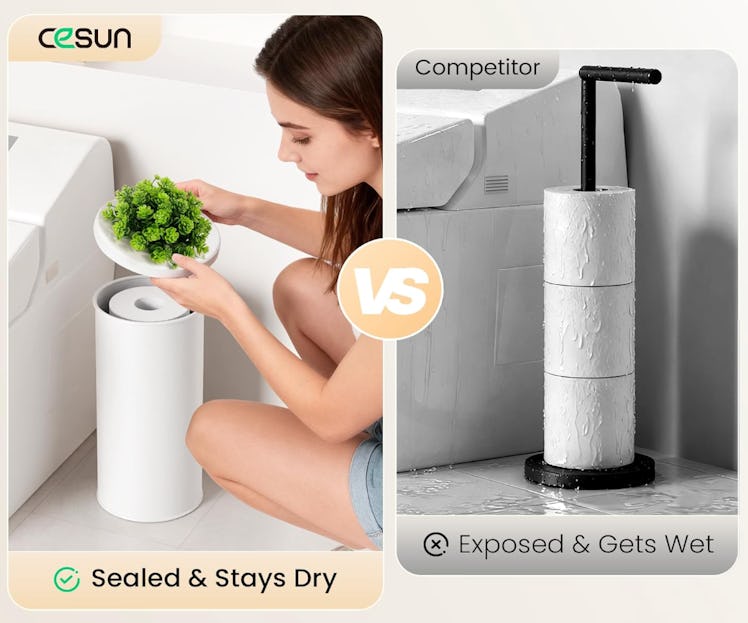 Cesun Toilet Paper Storage Bin