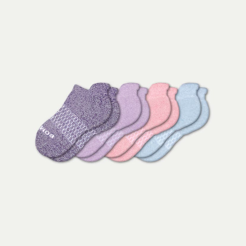 Youth Marl Ankle Sock 4-Pack