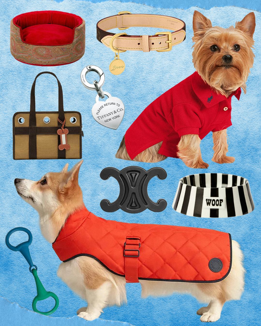 A collage of pet gifts