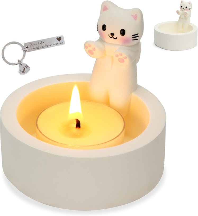  Teppellze Cat Candle Holder