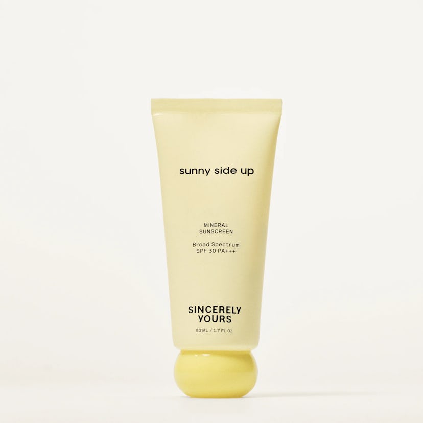 sincerely yours Sunny Side Up Mineral Sunscreen, one of the best beauty gifts for tweens 2025
