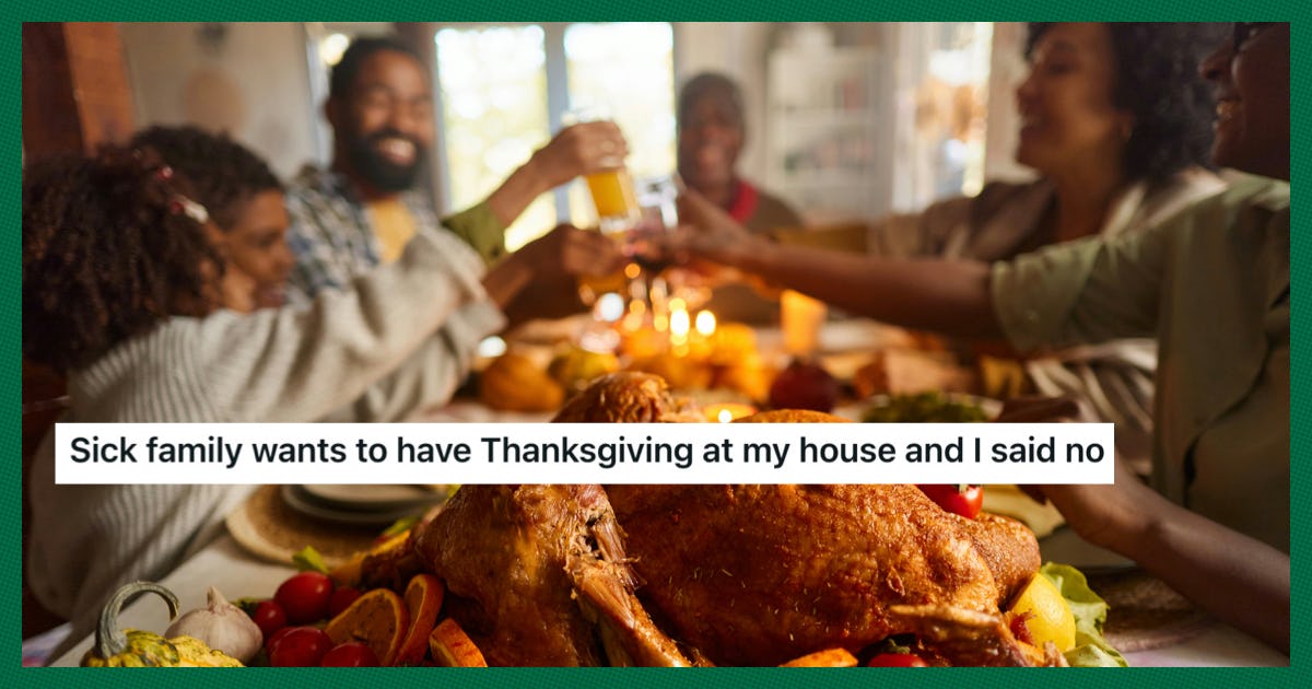 This Woman Barred Her Sister's Sick Family From Coming To Thanksgiving