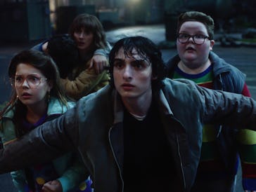 Finn Wolfhard and Jake Connelly in Stranger Things