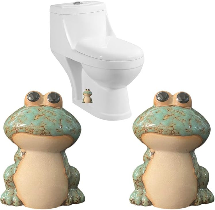 AKV Frog Toilet Bolt Caps (Set of 2) 