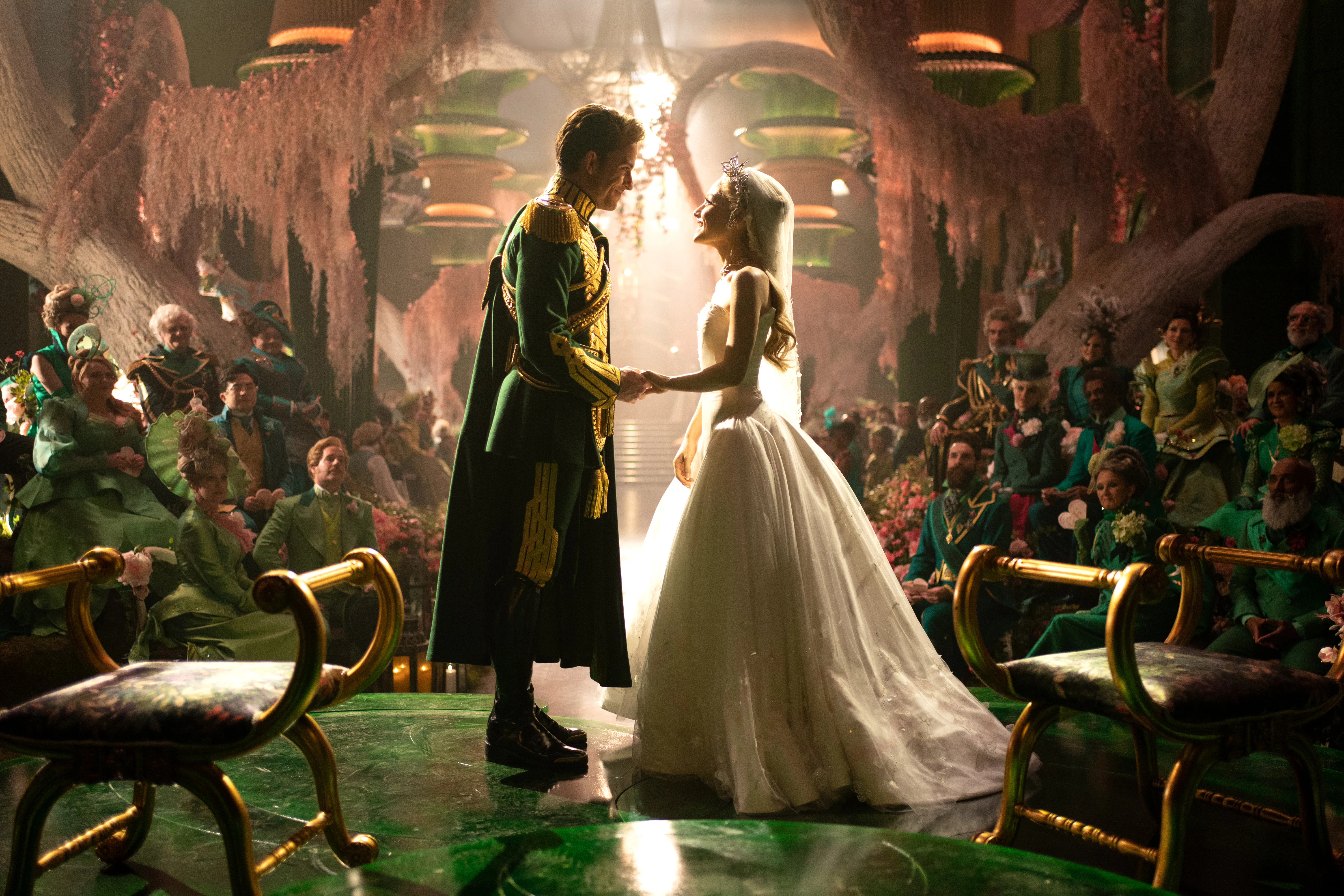 Ariana Grande and Jonathan Bailey in 'Wicked: For Good'