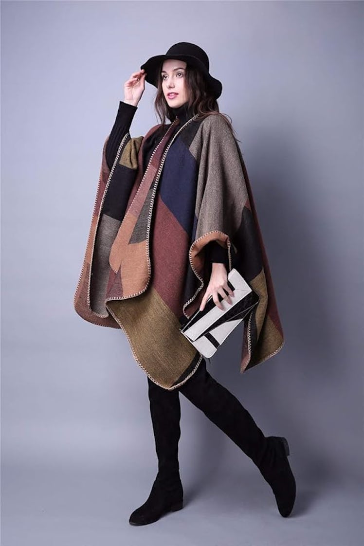 VIMPUNEC Buffalo Plaid Wrap