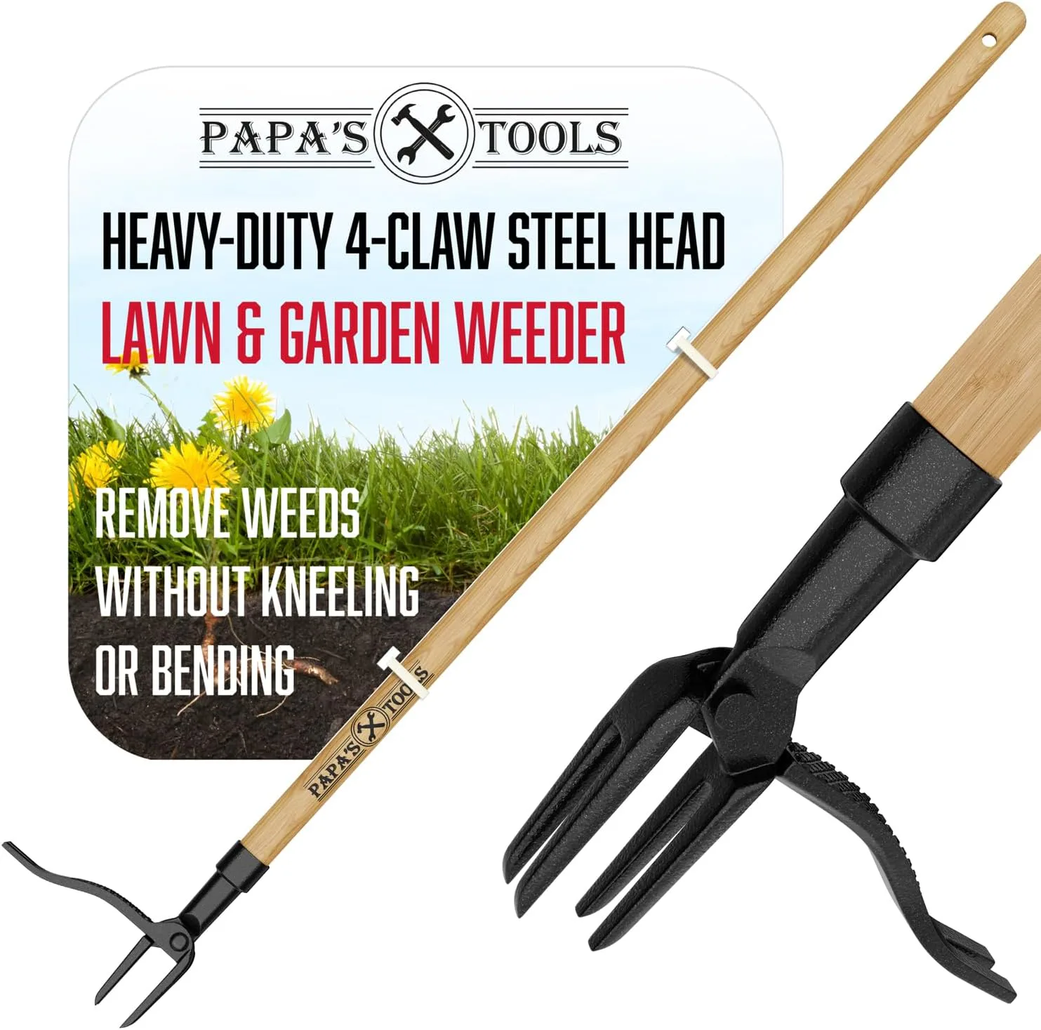 Papa's Tools Stand Up Weeder