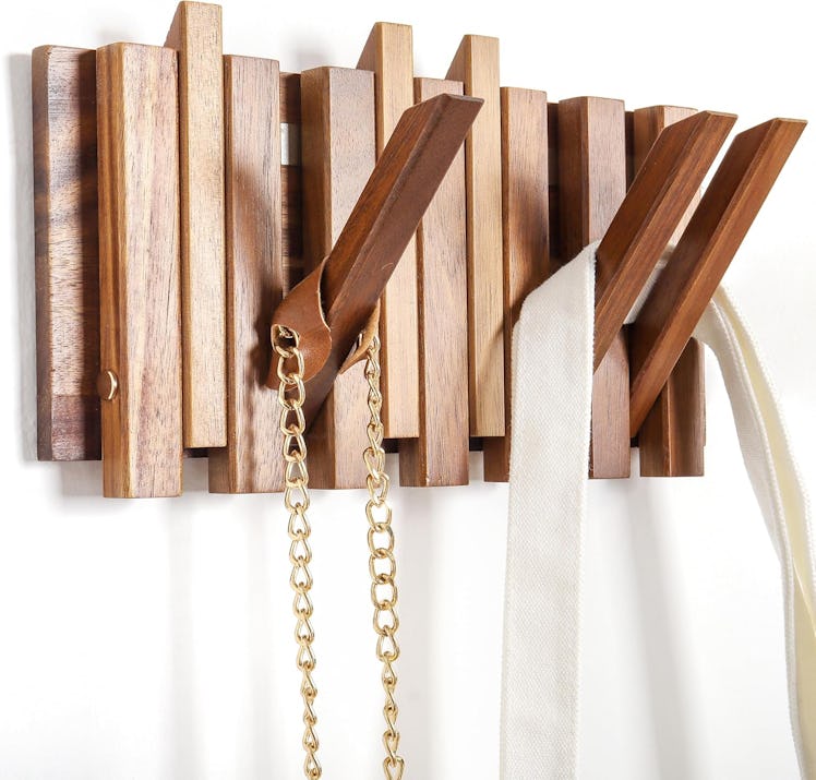 KYIAANY Small Retractable Coat Rack