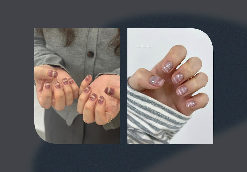 Meet "barcode nails," the K-beauty mani trend taking over TikTok.