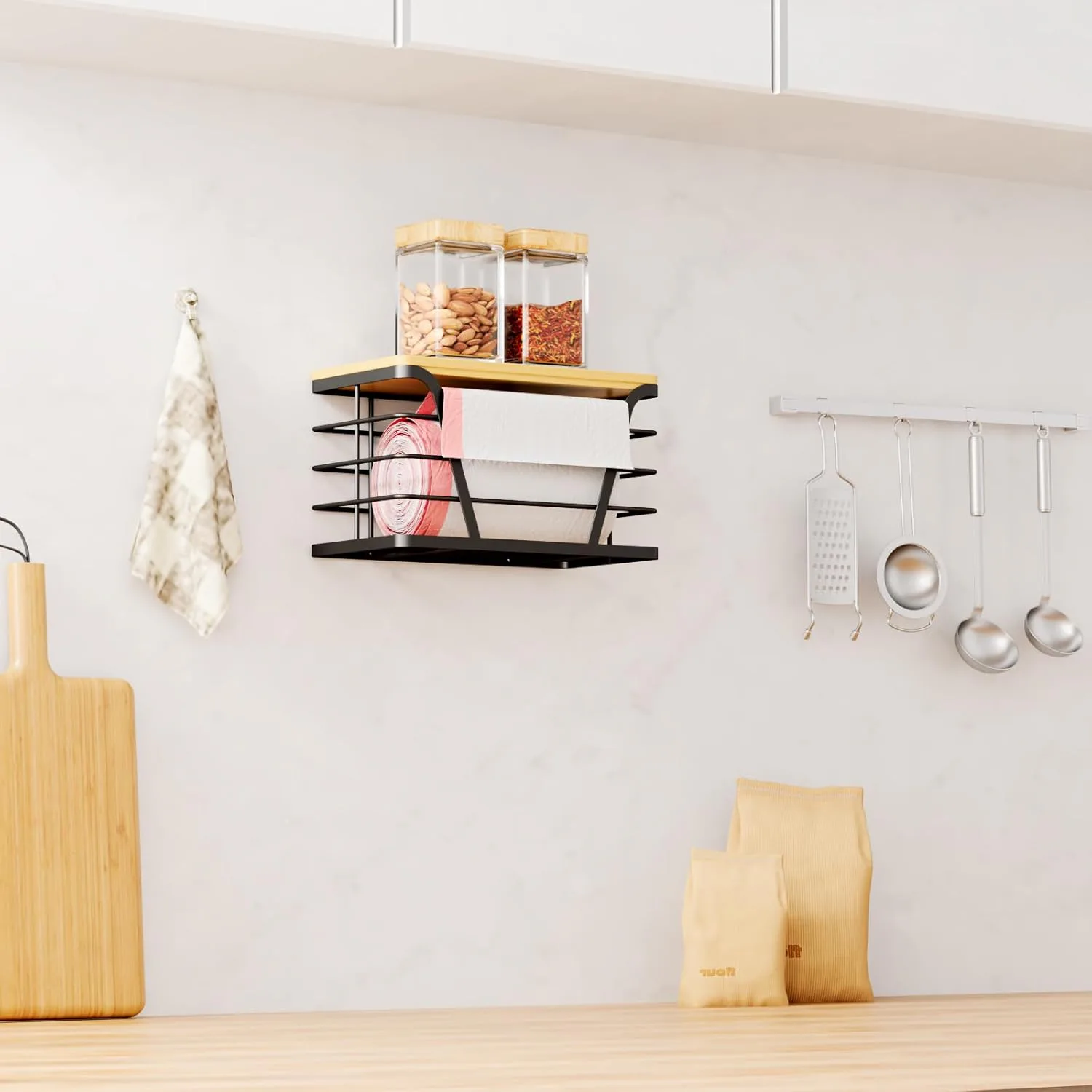 TIDIIABODE Grocery Bag Holder