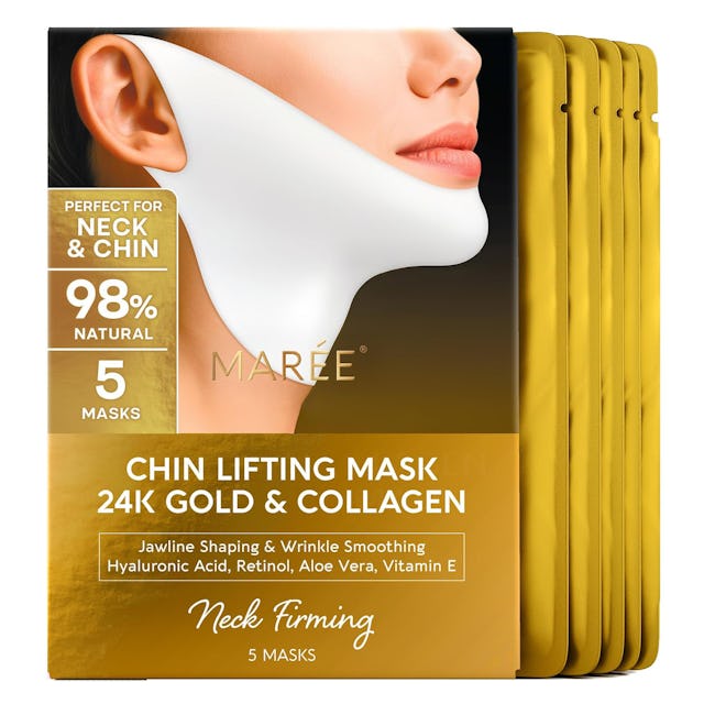 MAREE V-Line Lifting Mask With 24K Gold (5-Pack)