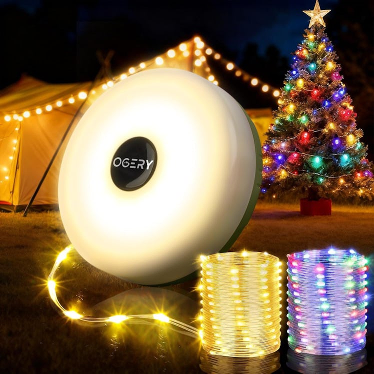 OGERY Retractable String Lights 
