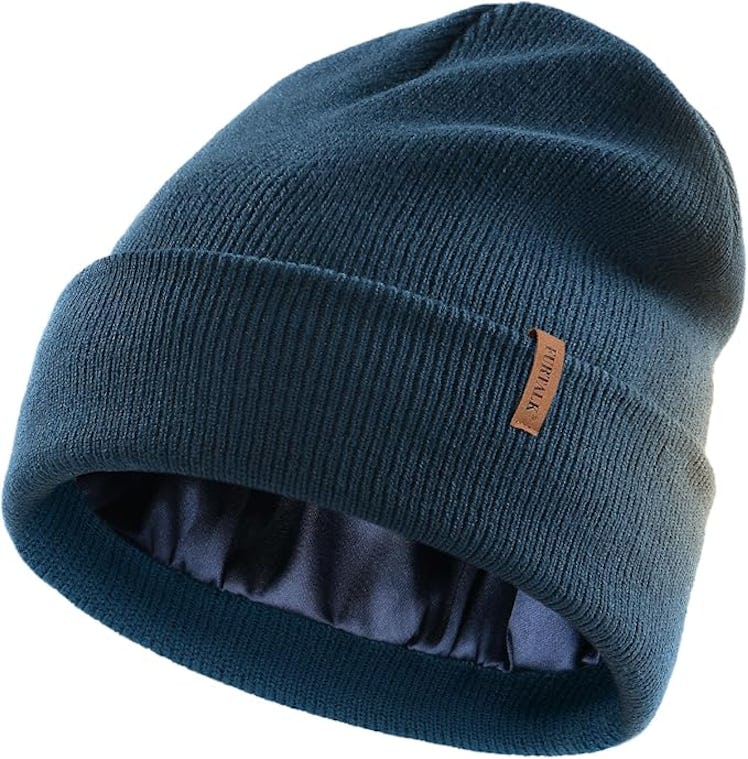 FURTALK Satin Lined Beanie